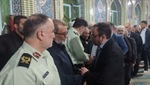 حضور مهندس خلجی فرماندار شهرستان ابهر در مراسم یادبود ،(ختم) مادر سردار سرتیپ رضایی جانشین فرمانده انتظامی کشور