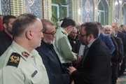 حضور مهندس خلجی فرماندار شهرستان ابهر در مراسم یادبود ،(ختم) مادر...