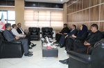دیدار مالک و مدیرعامل شرکت فرآوری قیر نگین ماهنشان ( تولید کننده قیر استاندارد و ایزوگام ) با خلجی فرماندار شهرستان ابهر جهت بررسی برخی از مسائل و مشکلات این واحد تولیدی