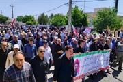 پیکر مطهر شهید والا مقام شهید حمید مهری در زادگاهش آرام گرفت.