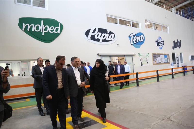 بازدید دکتر سید محسن صادقی استاندار زنجان از شرکت تولیدی پارس حیات شهرابهر