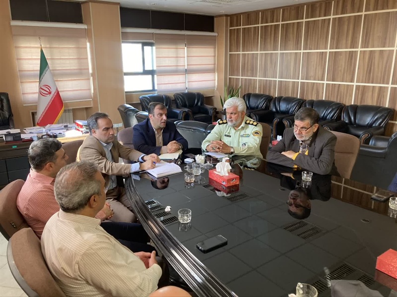 برگزاری جلسه هماهنگی سفر ریاست محترم جمهور به استان به ریاست مهندس خلجی فرماندار شهرستان ابهر
