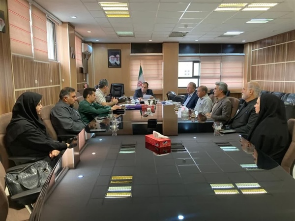 نشست مسئولان حوزه سلامت و اعضای مجمع خیرین سلامت ابهر با فرماندار شهرستان ابهر