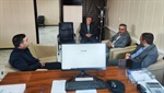 دیدار مهندس سعید خلجی با کارکنان و رئیس اداره تامین اجتماعی شهرستان ابهر به مناسبت هفته تامین اجتماعی