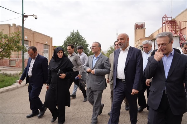 بازدید وزیر تعاون، کار و رفاه اجتماعی از طرح توسعه بیمارستان شهید سلیمانی در ابهر