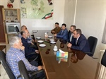 دیدار فرماندار ابهر با رئیس و اعضای  دفتر نظارت بر انتخابات شهرستان  به مناسبت سالروز تأسیس نهاد شورای نگهبان