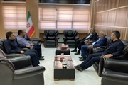 دیدار حسن نژاد مالک شرکت توسعه صنایع ریلی ایریکو به همراه جمعی از...