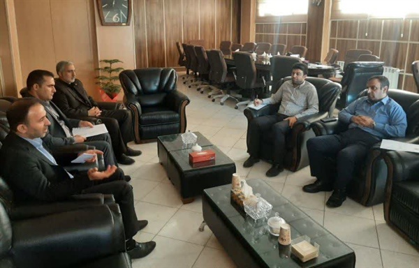 دیدار داوودی مدیریت محترم شعب پست بانک استان زنجان با خلجی فرماندار شهرستان ابهر