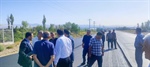 بازدید میدانی مهندس سعید خلجی فرماندار شهرستان ابهر از روند تعریض جاده ابهر به قیدار