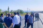 بازدید میدانی مهندس سعید خلجی فرماندار شهرستان ابهر از روند تعریض...
