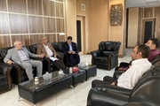 دیدار صادقی برزانی رئیس هیات مدیره و مالک گروه نساجی نیکو با مهندس...