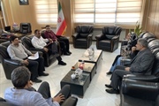 دیدار لطفی قائم مقام گروه نساجی سیوان با مهندس خلجی فرماندار...
