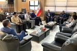 دیدار رئیس و اعضای دفتر نظارت بر انتخابات شهرستان ابهر  با مهندس سعید خلجی به مناسبت هفته دولت