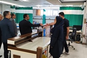 بازدید مهندس خلجی فرماندار شهرستان ابهر از بیمارستان امدادی و...