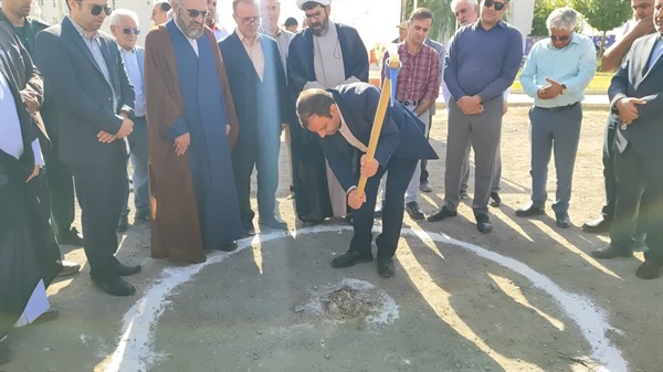 آیین کلنگ زنی مسجد الغدیر هیدج