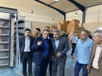 بازدید فرماندار ابهر  از شرکت نساجی سیوان