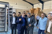 بازدید فرماندار ابهر  از شرکت نساجی سیوان