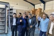 بازدید فرماندار ابهر  از شرکت نساجی سیوان