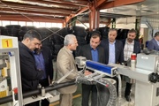 بازدید فرماندار ابهر از واحد تولیدی رسالوله پاسارگاد
