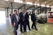 بازدید فرماندار ابهر از واحد تولیدی پلی غرب