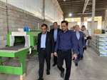 بازدید فرماندار ابهر  از واحد تولیدی آقای بابایی ( تزریق پلاستیک)
