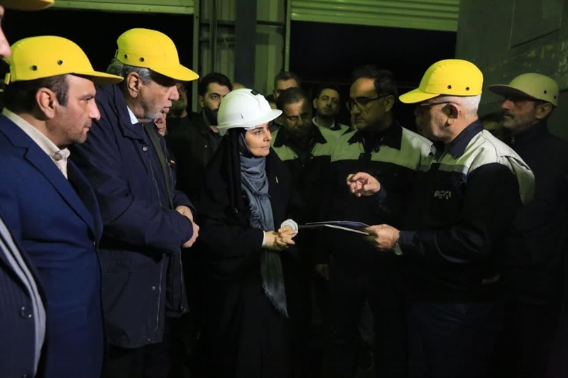 بازدید وزیر راه و شهرسازی،از شرکت صنایع ریلی ایریکو شهرستان ابهر