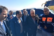 بازدید میدانی و بررسی آخرین وضعیت  تعریض جاده ابهر_خدابنده