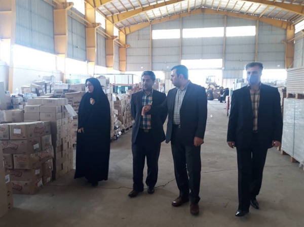 بازدید مدیر کل امنیتی، انتظامی، اتباع و مهاجرین خارجی از انبار سازمان اموال تملیکی استان