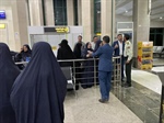 بازدید مدیر کل محترم امنیتی، انتظامی،اتباع و مهاجرین خارجی از نحوه خدمات رسانی فرودگاه شهدای زنجان به زائران حج تمتع