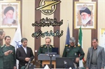 آیین تکریم و معارفه فرمانده یگان حفاظت فرودگاه زنجان
