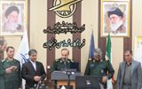 آیین تکریم و معارفه فرمانده یگان حفاظت فرودگاه زنجان