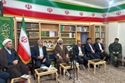 دیدار نوروزی نوری فرماندار شهرستان خرم‌دره با امام جمعه شهرستان