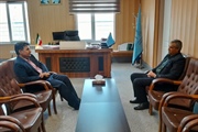 دیدار نوروزی فرماندار با دادستان و رئیس دادگستری شهرستان خرم‌دره