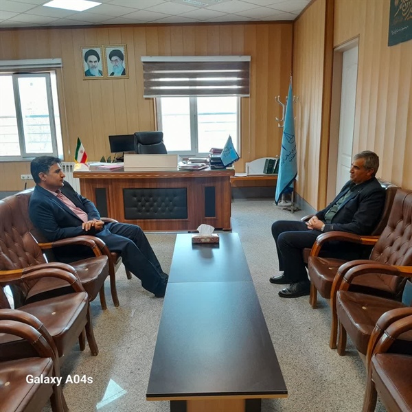 دیدار نوروزی فرماندار با دادستان و رئیس دادگستری شهرستان خرم‌دره