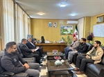 دیدار رئیس بنیاد مسکن شهرستان خرم‌دره با فرماندار در سالروز تاسیس این بنیاد