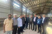 بازدید فرماندار از شرکت نیکان شهد بارز