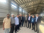 بازدید فرماندار از شرکت نیکان شهد بارز