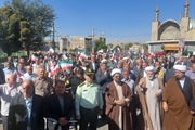 برگزاری مراسم راهپیمایی بشارت نصر به مناسبت دومین سالگرد عملیات...