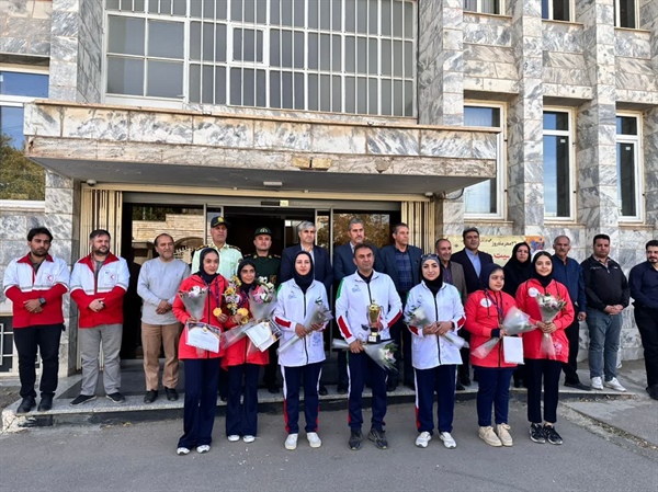 مراسم استقبال از قهرمانان کماندار خرم‌دره