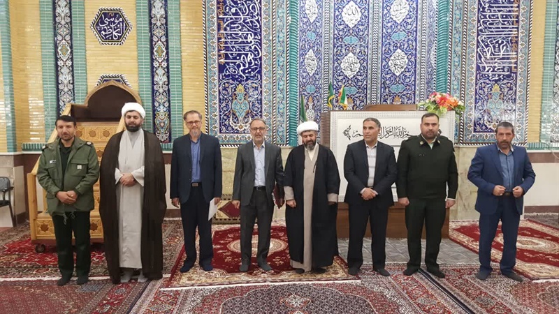 معارفه مردمی فرماندار ماهنشان دکتر محمدرضا محمدی در نماز جمعه