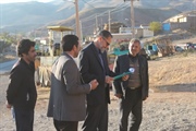 بازدید میدانی فرماندار ماهنشان از روستای انگوران و ابراهیم آباد