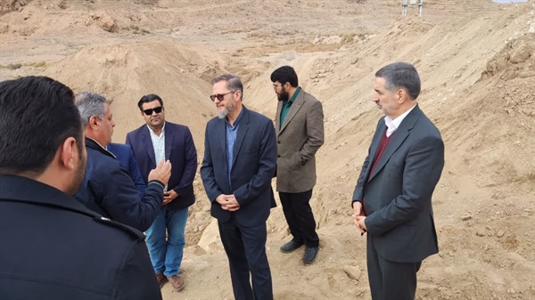 بازدید میدانی فرماندار و نماینده مجلس از پروژه آبرسانی برون قشلاق و قره گل