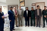حضور و تبریک فرماندار ماهنشان در مرکز درمان بستر شهر دندی به...