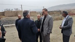 حضور فرماندار ماه نشان در روستای قره درق و بازدید از پروژه های روستا