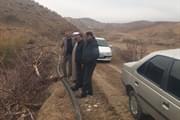 بازدید از لوله گزاری شرکت گاز در خارج از محدوده شهرستان ماه نشان