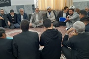 حضور فرماندار ماه نشان در نماز جمعه شهر دندی و دیدار چهره به چهره...