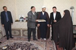 دیدار  فرماندار ماهنشان با مادر شهید مهدی ملکی و همسر شهید یعقوبعلی ملکی به مناسبت سالروز ولادت حضرت زهرا سلام الله علیها و روز مادر