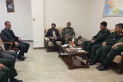 دیدار جناب سرهنگ سهندی فرمانده محترم سپاه ناحیه زنجان و جناب سرهنگ...
