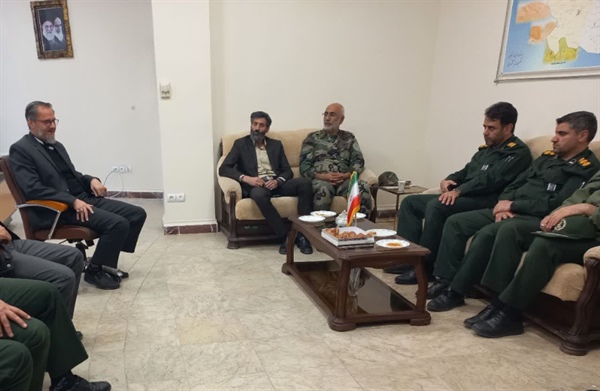 دیدار جناب سرهنگ سهندی فرمانده محترم سپاه ناحیه زنجان و جناب سرهنگ باباخانی فرمانده محترم یگان حفاظت منابع طبیعی استان زنجان