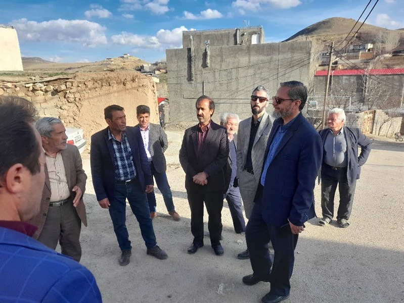 دیدار نوروزی فرماندار ماهنشان از روستای قاضی کندی